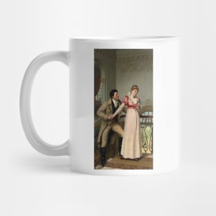 Yes Or No by Edmund Leighton Mug